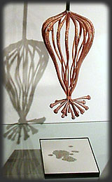copper "bloom" sculpture created by Alchemical Bloom installation